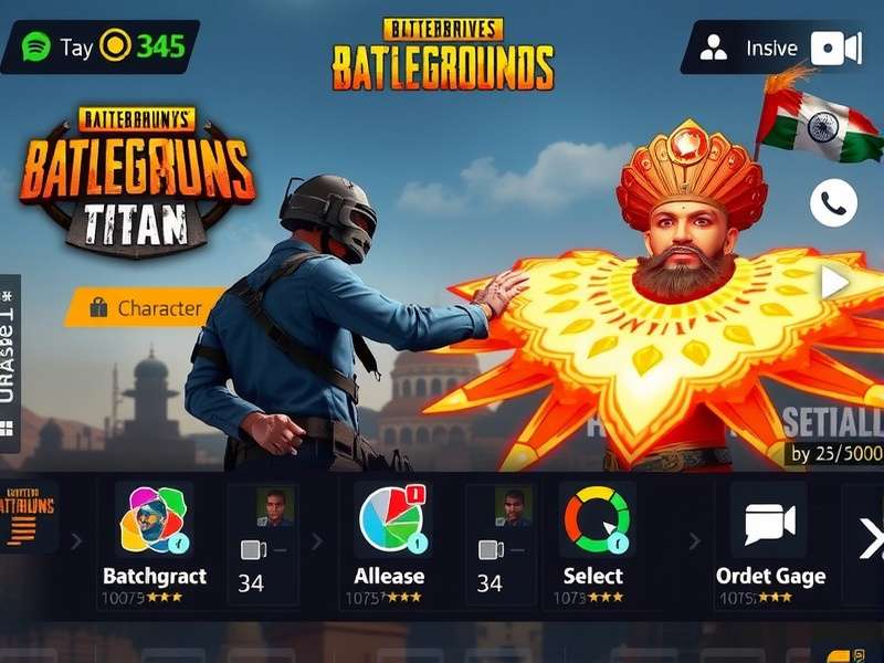 PUBG Master Titan gameplay screenshot showing intense battle action