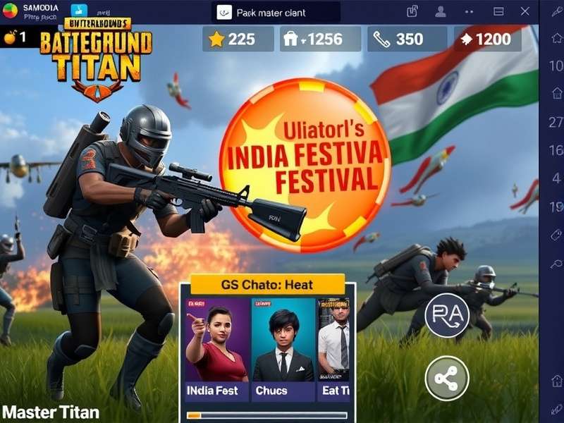 PUBG Master Titan Indian festival event with special outfits and items